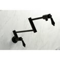 thumbnail image 4 of Kingston Brass KS4105PKL Duchess Wall Mount Pot Filler Faucet, Oil Rubbed Bronze, 4 of 7