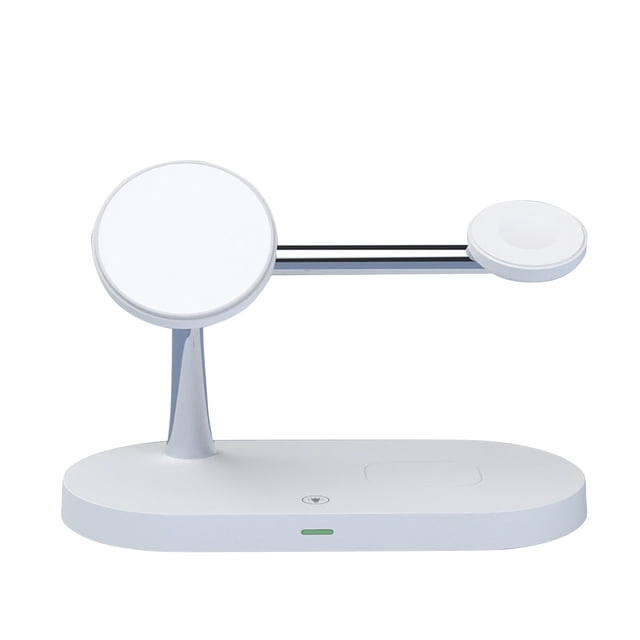 Birdeem 5-In-1 Double Coil Wireless Charger for Mobile Phone 15W Fast Charging for Watch Earphones