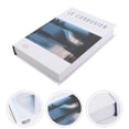 thumbnail image 3 of Modern Simple Book Simulation Book Elegant Ornament Office Model Photo Prop Home Decoration for Bar Tea Shop (Random Pattern), 3 of 8