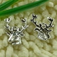 thumbnail image 3 of K-KED 135 Pcs Tibetan Silver Deer Charms Pendant 25X22MM S3295 DIY Delicate Jewelry Making, 3 of 4