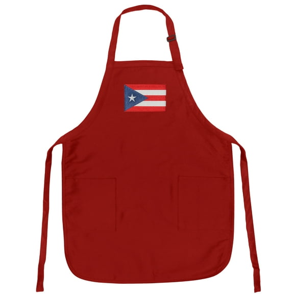 Puerto Rico Flag Apron Grilling Or Kitchen Puerto Rico Flag Design Aprons Famous Broad Bay Quality