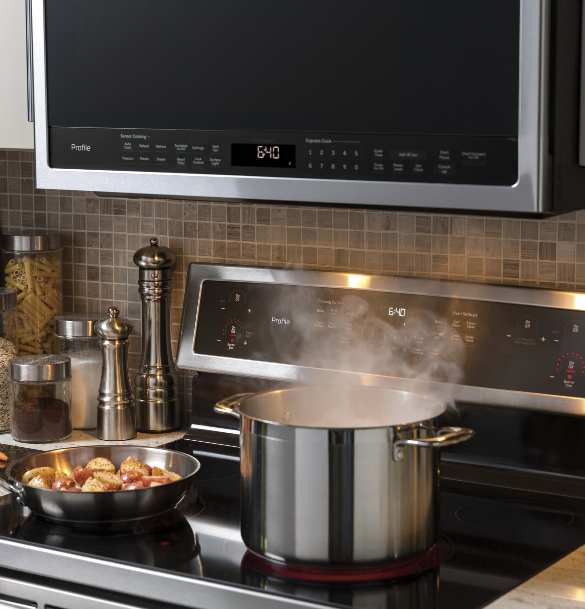 GE Profile PVM9005SJSS 30 Over-the-Range Microwave with 2.1 cu. ft. Capacity in Stainless Steel