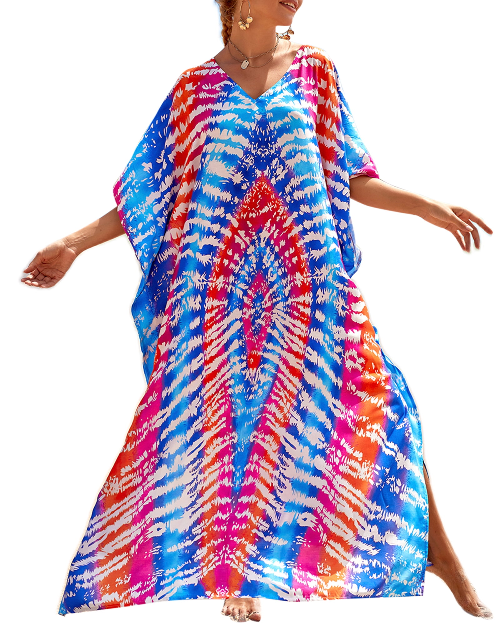 Edolynsa Kaftan Dress For Women Fancy Caftan Turkish Towel Moroccan ...
