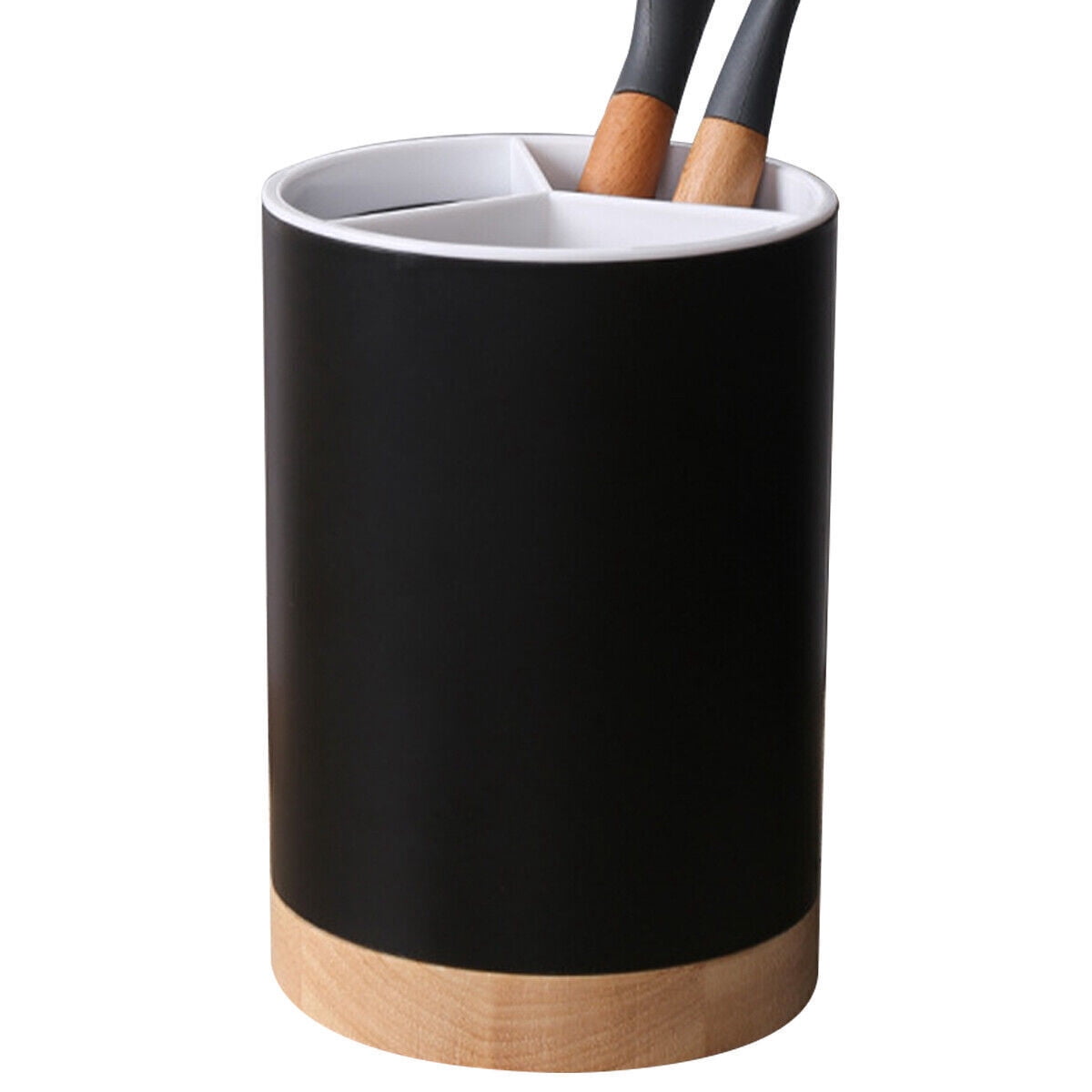 WEISIPU Kitchen Utensil Holder for Countertop, Cooking Utensil Organizer Storage Caddy for Cutlery, Draining Tableware Spoon Forks Chopstick Storage Box