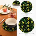 thumbnail image 3 of Coolnut Avocado Pattern Trivets Pot Holders Set of 2 Potholders for Kitchens Pure Cotton Thread Weave Trivets,Hot Pads for Kitchens,Coasters,Placemats,Spoon Rest for Cooking Home Decor, 3 of 7