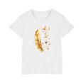 thumbnail image 1 of RXIRUCGD 2025 Vêtements d'Été pour Enfants T-shirt Imprimé Mode Mignon Col Rond Manches Courtes, 1 of 5
