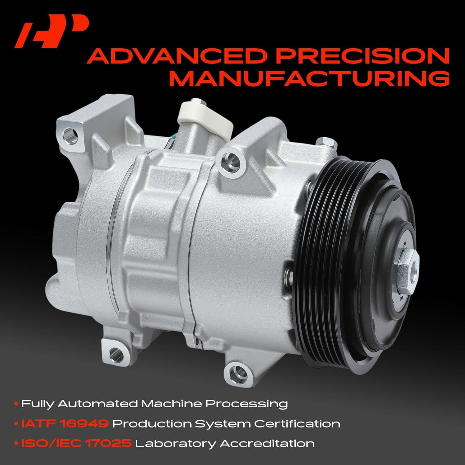 A-Premium Air Conditioner AC Compressor with Clutch Compatible with Toyota Corolla 1.8L 2014-2022, Corolla iM 1.8L 2017-2018