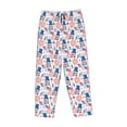 thumbnail image 4 of Naloa American Gnomes Print Women’s Ultra-Soft Comfy Pajama Lounge Pants with Pockets & Drawstring, 4 of 8