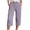 Hot Pink, variant on MLCDZ Yoga Capris with Pockets for Women Wide Leg Cotton Linen Plus Size Pants Casual Loose Comfy Drawstring Elastic Waist Mountain Climbing Cropped Pants