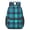 Blue and Pink, variant on Orange and Blue Checkered Pattern 17" School Backpacks for Teens,Waterproof Oxford Fabric,S-Shape Padded Straps for School,Travel,Hiking,Camping
