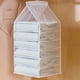 thumbnail image 5 of Organizador colgante para armario, estantería para espacios pequeños, ganchos ajustables + soporte de varilla, minimalista moderno, para armarios pequeños, maximiza el almacenamiento., 5 of 7