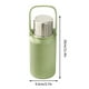 thumbnail image 3 of Botella de agua térmica de acero inoxidable de 1000 ml | Termo de doble pared para bebidas frías y calientes | Tapa antigoteo con asa para la escuela, el gimnasio, la oficina y deportes al aire libre, 3 of 3