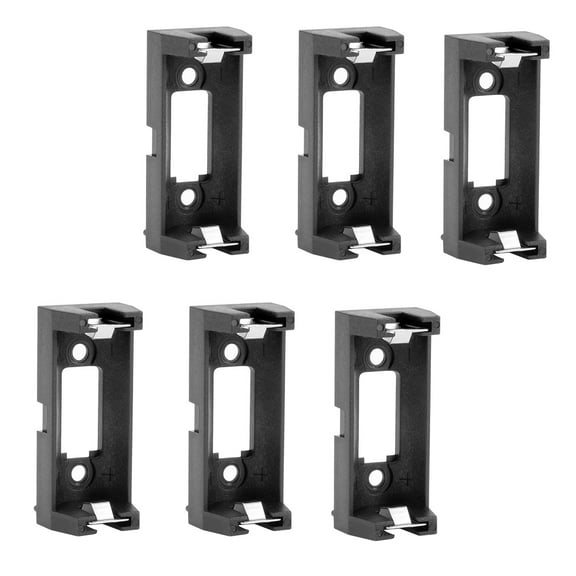 CR123A CR123 Lithium Battery Holder Box w PCB Mounting 6Pcs