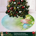 thumbnail image 6 of FMSHPON Easter Xmas Christmas Tree Skirt Stand Mat for Holiday Party Decoration Indoor Outdoor 48 inches, 6 of 6