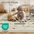 thumbnail image 4 of ODIKA 9'x12' Washable Area Rug Fishing Novelty Boat Hook Vintage Map Border Lure Tackle Hooked Flowing Dynamic for Dining Room, Basement, Large Office, Non-Slip Chair-Friendly, 4 of 7