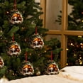thumbnail image 5 of Decoraciones Del Árbol de Navidad 10cm Animales Del Bosque Colgante Decoraciones de Vacaciones Ornamento Del Árbol de Navidad, 5 of 5