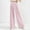 Pink, variant on ZZwxWA Women's Summer Wide Leg Palazzo Pants Pleated High Waisted Work Pants Casual Business Loose Trousers with Pockets