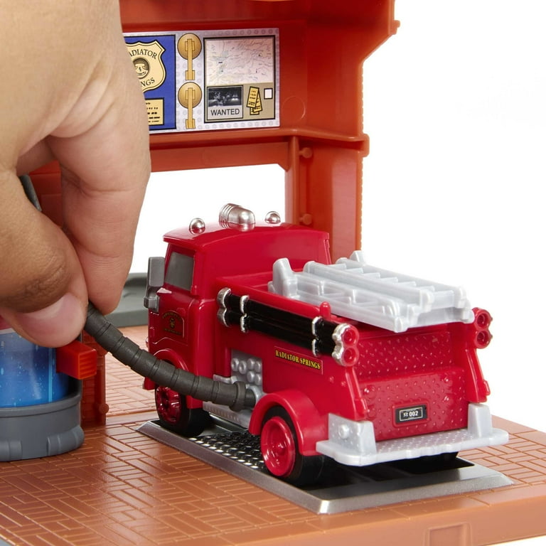 Disney Pixar Cars Movie Toy: Red's Fire Station Playset with