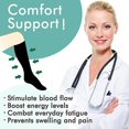 thumbnail image 6 of 6 Pairs Copper Compression Socks for Women & Men Circulation 15-20 mmhg - Better Blood Flow, Swelling, Best Support for Medical, Running, Nursing, 6 of 6