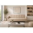 thumbnail image 1 of Sofa Cama Reclinable EL BAZAR STORE Paris Lino Beige Brazos Separados Futon 3 Posiciones, 1 of 7