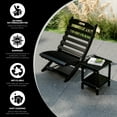 thumbnail image 6 of Hidpriva Portable All-Weather Resistant Xavier-Chairs Set of 2 HDPE Plastic Folding Adirondack Chair for Outdoor Fire-Pit Patio Lawn Beach Poolside,Black, 6 of 6