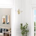 thumbnail image 2 of Beaumont Lane 2 Light Wall Sconce in Polished Brass, 2 of 13
