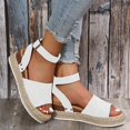 thumbnail image 2 of Mepaouo Women's Platform Espadrilles Wedge Sandals Casual Ankle Strap Dressy Summer Beach Shoes, 2 of 6