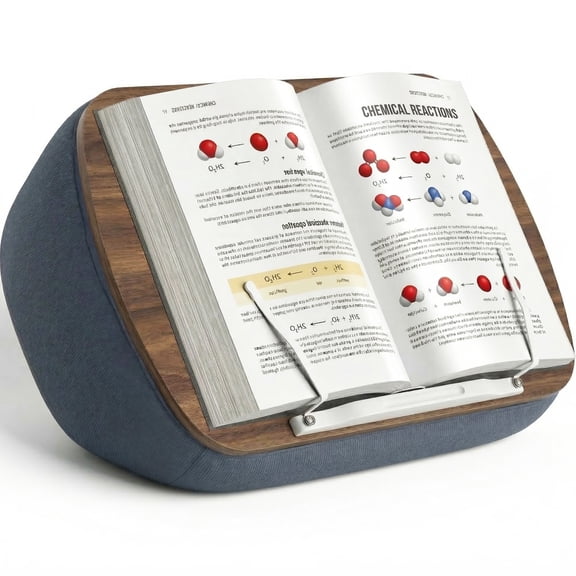 Beanbag Book Stand for Reading in Bed: Book Holder for Reading Hands Free, Lap Holder Pillow, BeanBag Lap Desk Reading Stand for Bed, Sofa, Couch or Desk, Book Lovers Gifts Women