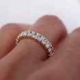 thumbnail image 2 of SOLITAIRE JEWELS 3.00TCW Radiant Moissanite Petite Engagement Band Solid 10K Yellow Gold, 2 of 7