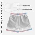 thumbnail image 3 of FORMRS Boys Swim Trunks Quick Dry Mesh Liner Boardshorts Sizes XS-XL, Light Pink Gradient, 3 of 7