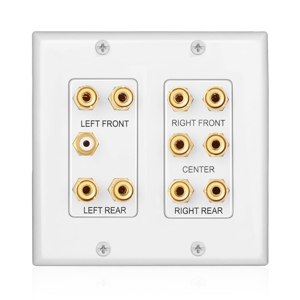 subwoofer wall plate