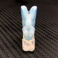 thumbnail image 3 of EOEMY Natural Opal Stone Quartz Crystal Butterfly Fairy Carved Reiki Statue Decor Gift, 3 of 9