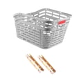 thumbnail image 2 of Cesta para bicicleta Cesta para bicicleta para adultos Cómodo portaequipajes para bicicletas Cesta para ciclismo para bicicletas plegables Viajes, 2 of 8
