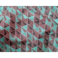 thumbnail image 5 of oneOone Silk Tabby Fabric Triangle Geometric Print Fabric By Yard 42 Inch Wide, 5 of 5