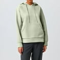 thumbnail image 1 of IMENGL Hoodies trendy knit drawstring pullover, Beige XL, Size M-3XL, 1 of 7