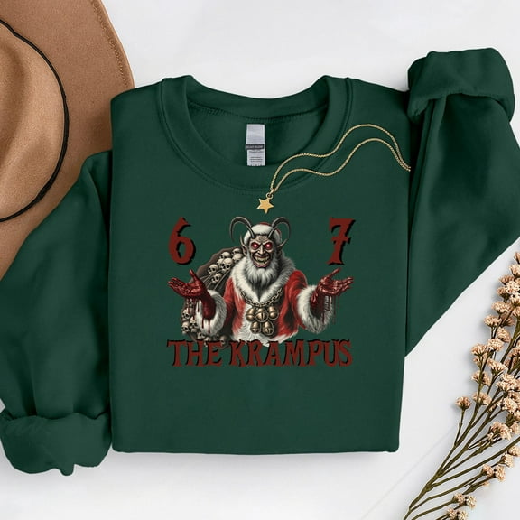 The Krampus 67 Christmas Shirt – T-Shirt, Hoodie & Sweatshirt – Holiday Apparel – Festive Fun for Christmas Lovers