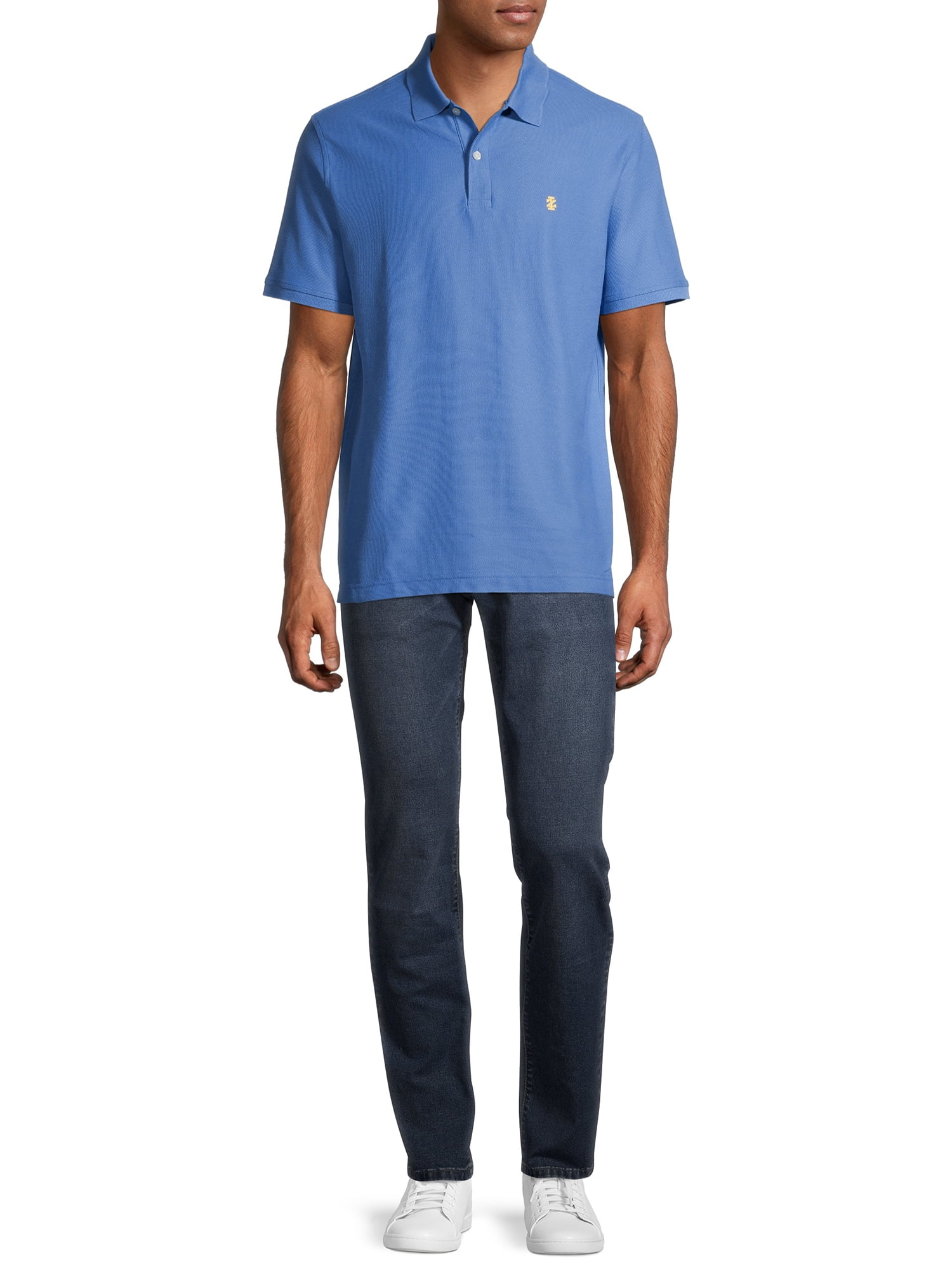 IZOD Men's Advantage Performance Comfort Stretch Solid Polo Shirt
