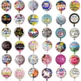 thumbnail image 2 of (Modelo Popular) Feliz Cumpleaños 18 Pulgadas Celebración Globos De Helio De Papel De Aluminio Redondo Para Fiesta De Para Niños, 2 of 4