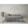thumbnail image 3 of Ahgly Company Indoor Rectangle Abstract Gray Modern Area Rugs, 4' x 6', 3 of 4