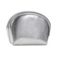 thumbnail image 5 of Cosmetic Bag Purse PU Leather Portable Small Makeup Bag for Gift Women Girls Half Moon, 5 of 8