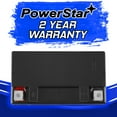 thumbnail image 2 of PowerStar 12V 9.5Ah Battery FT12A-BS for Aprilia RSV4, Tuono Motorcycles, 2 of 6
