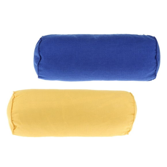 Esquirla 2Pieces Neck Roll Pillow Bolster - Neck Support Pillows with Removable Cover