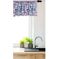 thumbnail image 3 of Ambesonne Cherry Blossom Window Valance, Art Deco Scale, 42" x 18", Pink and Violet Blue, 3 of 3