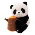 thumbnail image 1 of Cute Panda Plush Toy With /Tree Stump Adorable National Stuffed Pillow For Girlfriend, 1 of 8