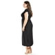 thumbnail image 2 of Vestido largo manga volantes Roman Fashion /Tallas Extras, 9940-SO (Negro) negro 40, 2 of 6