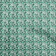 thumbnail image 1 of oneOone Polyester Lycra Sea Green Fabric Geometric Diy Clothing Quilting Fabric Print Fabric By Yard 56 Inch Wide, 1 of 4