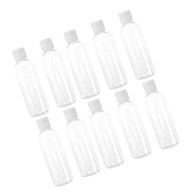 Travel Liquid Bottle Clamshell Cosmetics Bottle Abs White for Cosmetics Transfer 30Pcs
