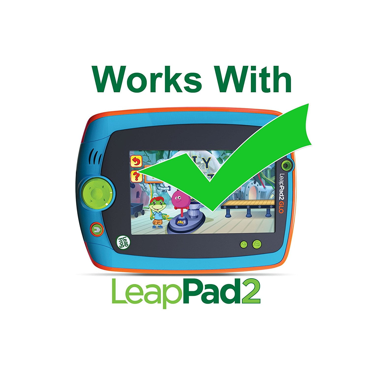 Works with Leappad2 and Leappad1 LeapFrog LeapPad Carrying Case Green