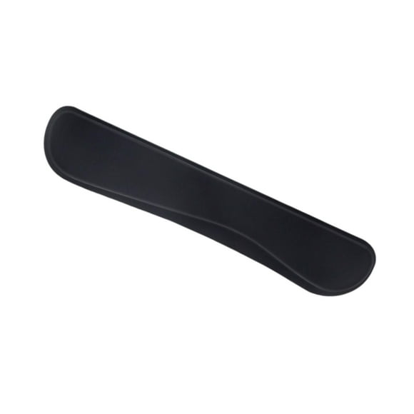 Reposamuñecas para teclado Reposamuñecas para computadora Reposamuñecas de espuma EVA Cómodo reposamuñecas para escritorio Antideslizante para tallere Negro