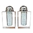 thumbnail image 3 of Salt and Pepper Shaker Set - Crystal Designed with Crushed Stones, 3 of 3